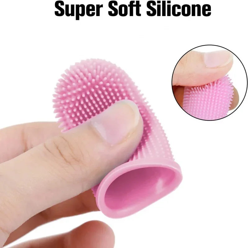 Soft Pet Finger Toothbrush – Silicone Dental Brush for Dogs and Cats
