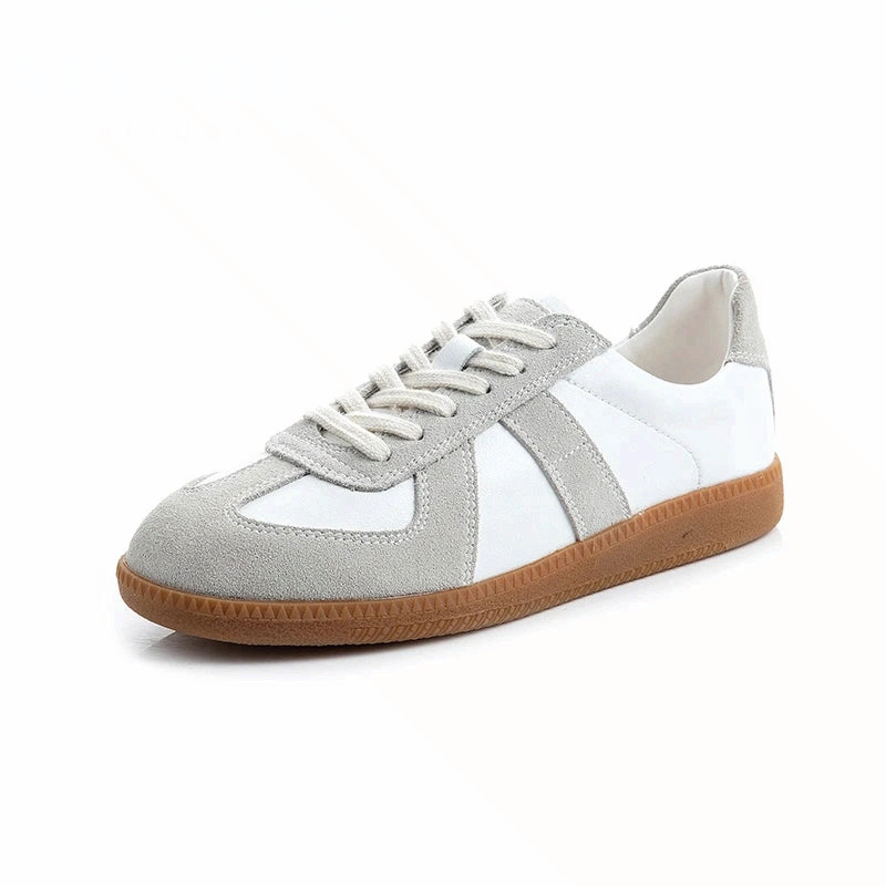 Women Genuine Leather Sneakers Casual Flat Training Shoes Spring 2026