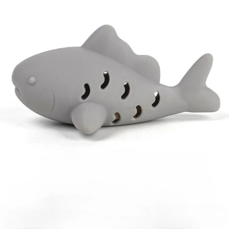 Interactive Fish Cat Chew Toy with Food Leakage