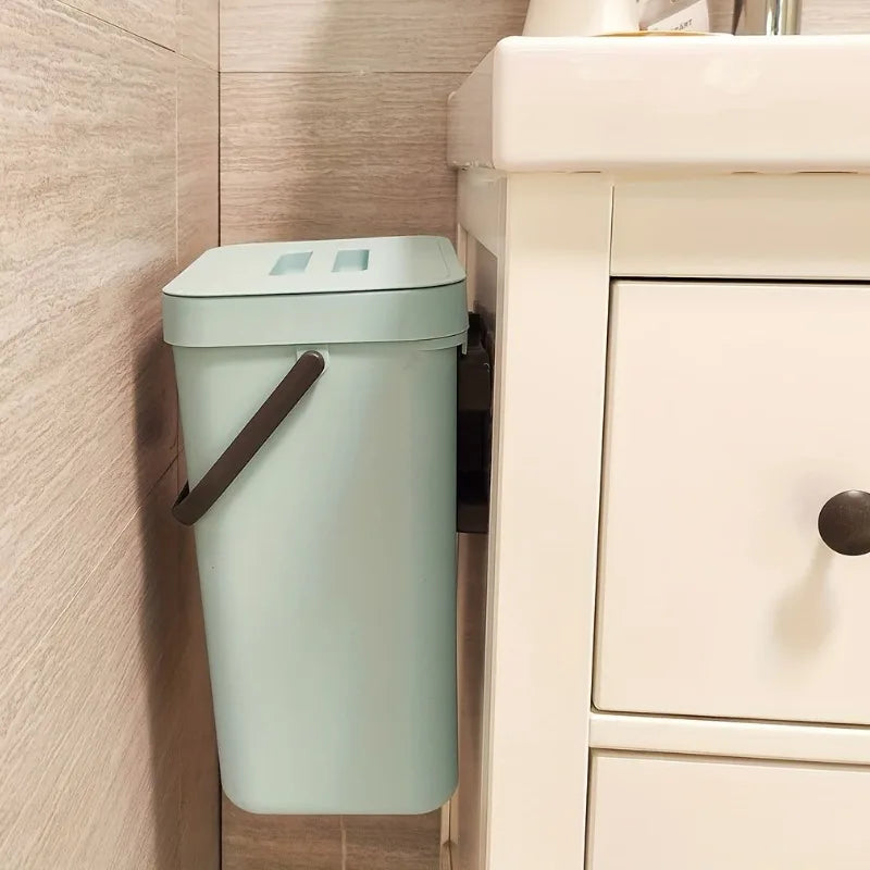 Quiet Close Trash Can 3/5L Sealed Eco Friendly Kitchen Office Bin