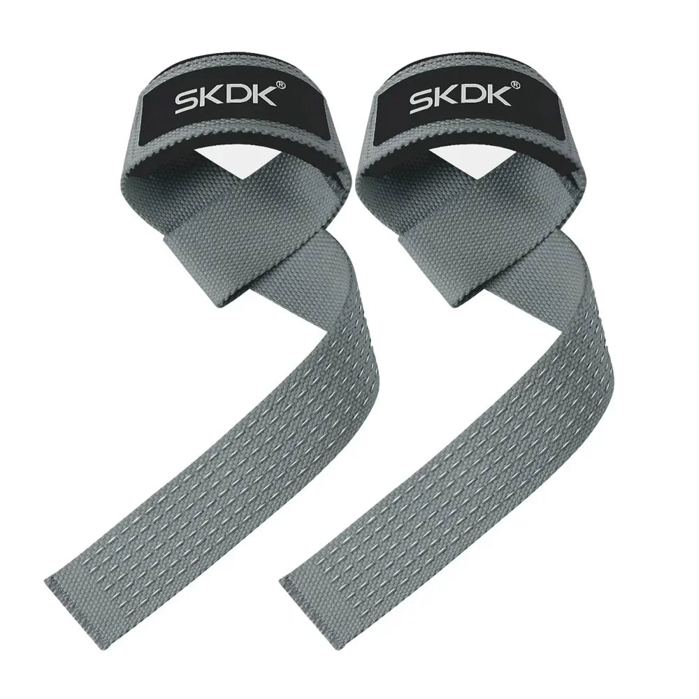 Adjustable Weightlifting Wrist Straps Non Slip Gym Lifting Support Grip Bands