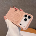 Breathable Mesh Heat Dissipation Magnetic iPhone Case