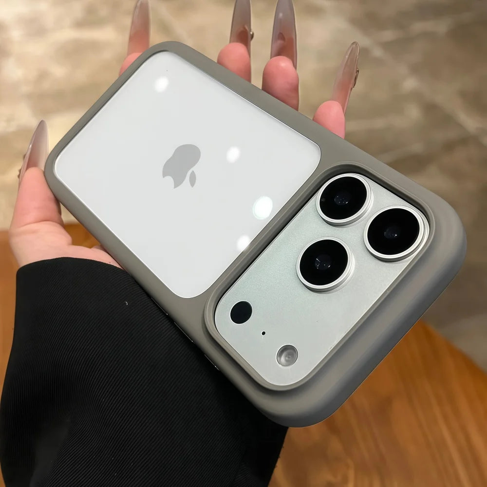 Crystal Clear Touch Button Camera iPhone Case
