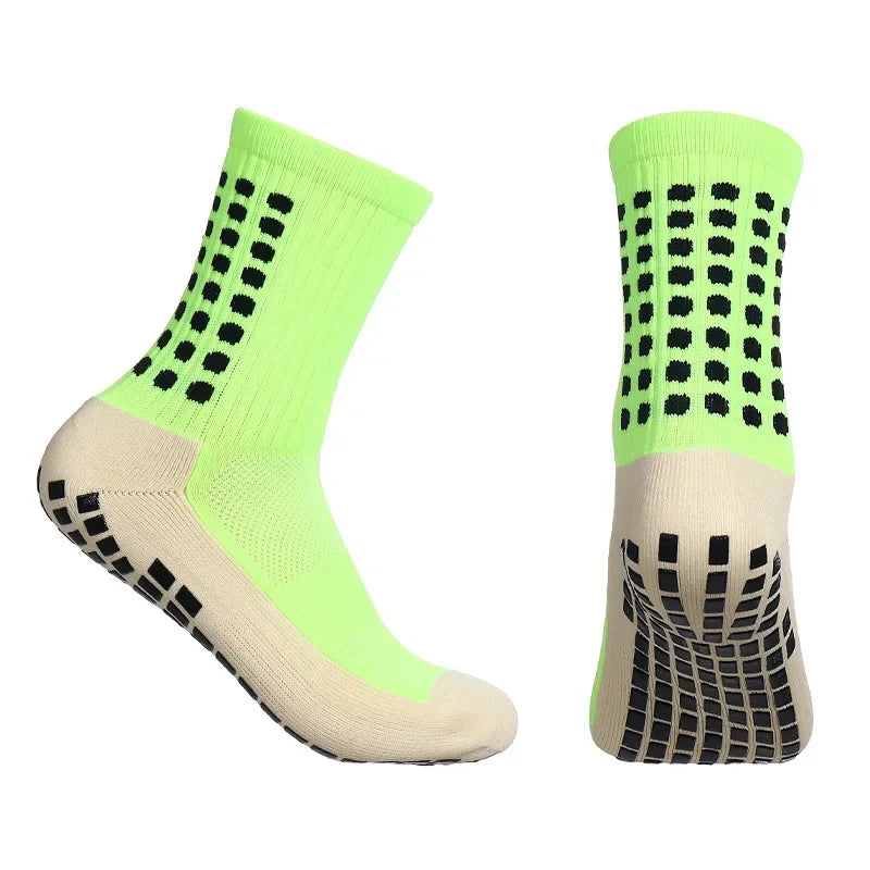 Anti Slip Football Grip Socks Silicone Bottom Breathable Sports Running Cycling Training Socks Men Women