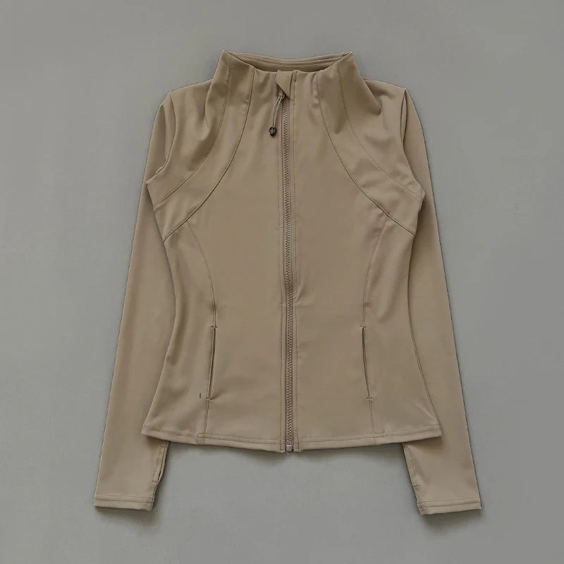 Women’s Long Sleeve Running Windbreaker Sports Jacket Workout Activewear Top