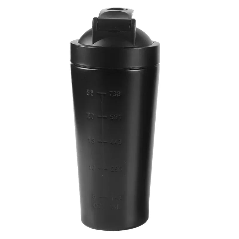 Stainless Steel Protein Shaker Bottle 500ml–750ml – Leakproof Gym Shaker Cup for Fitness & Sports Drinks