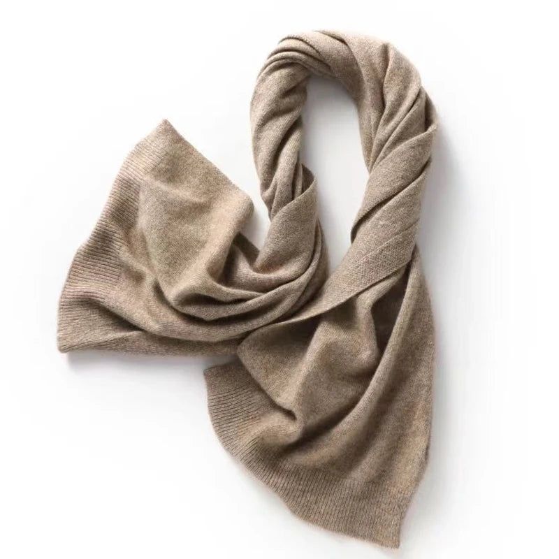 Wool Knitted Shawl Scarf for Women Soft Warm Wrap Cardigan
