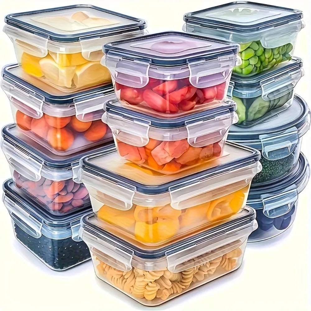 BPA Free Airtight Food Storage Containers with Locking Lids