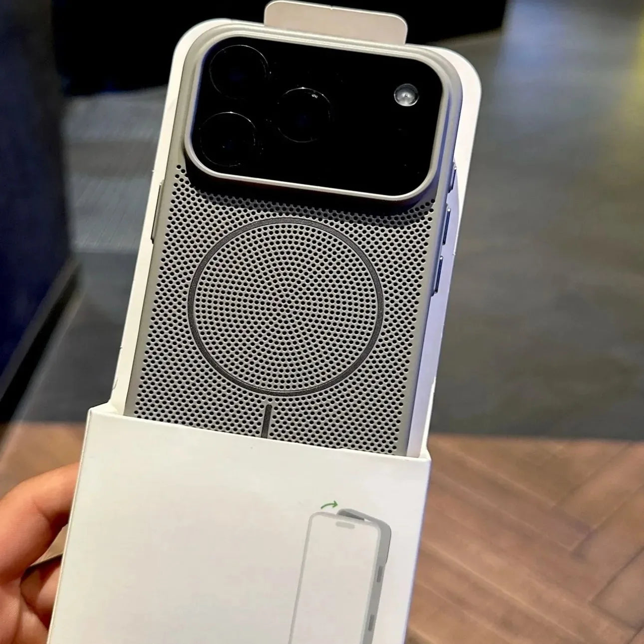 Cooling Hard Case Magnetic Heat Dissipation Breathable Cover iPhone Case