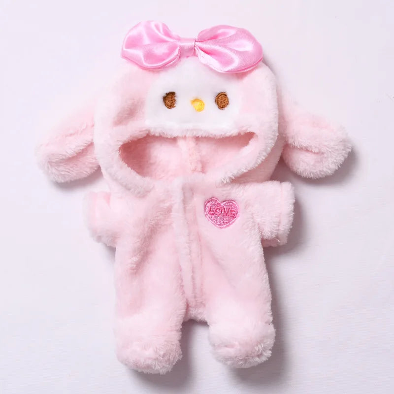 Mini Monster Doll Outfit Set 17cm with Hat and Shoes