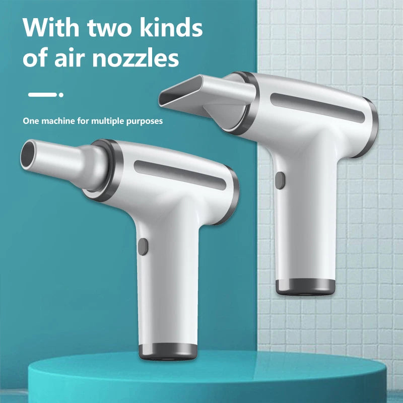 4-in-1 Wireless Hair Dryer USB Rechargeable Negative Ion Air Duster Blower