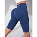 Women’s High Waist Seamless Yoga Shorts Hip Lift Workout Running Shorts
