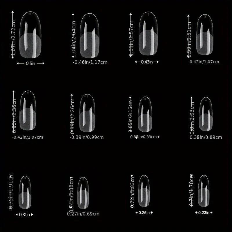 Press On Nail Tips Set – 120pcs Full Cover Fake Nails for DIY Extensions