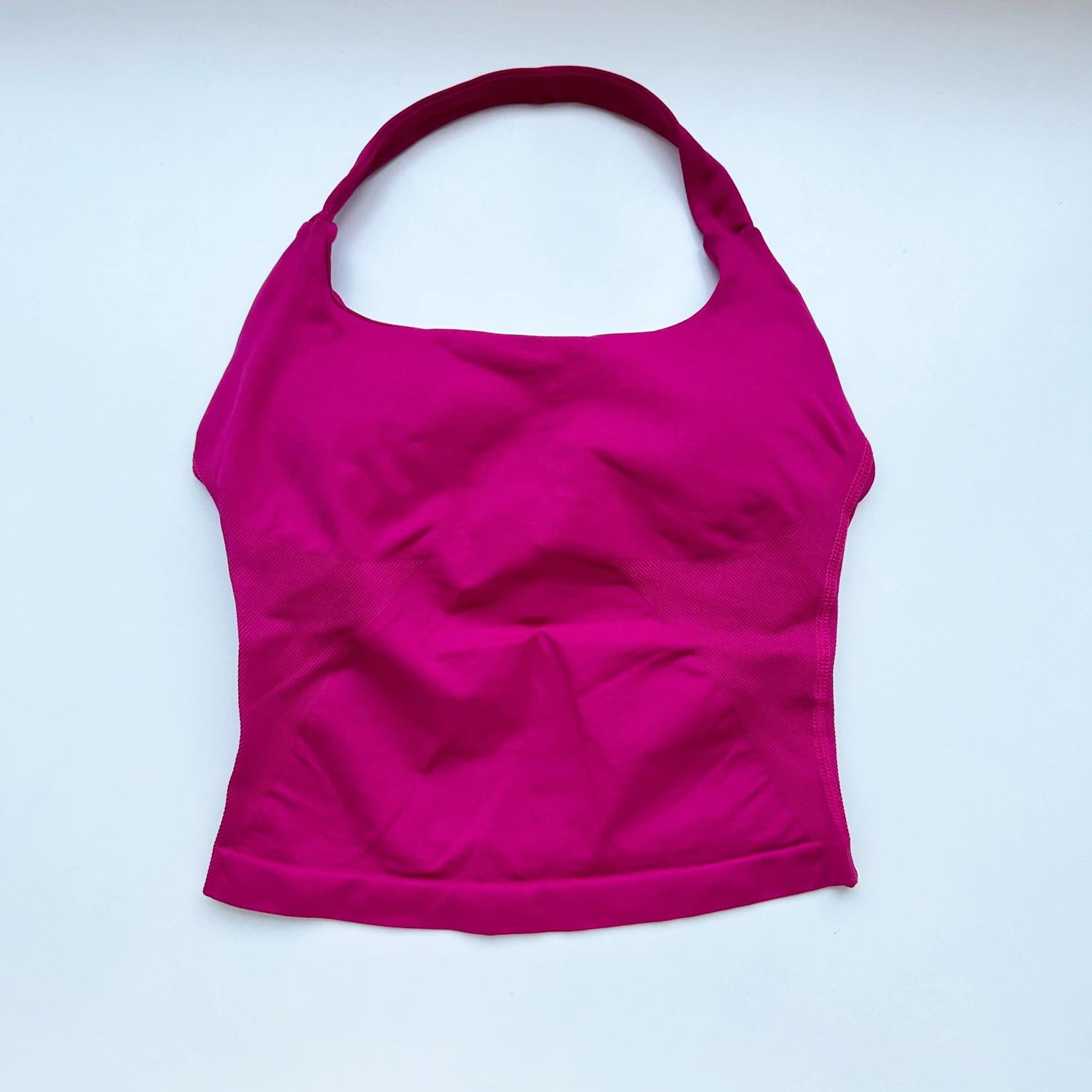 Women Halter Gym Top Seamless Fitness Yoga Tank Workout Activewear