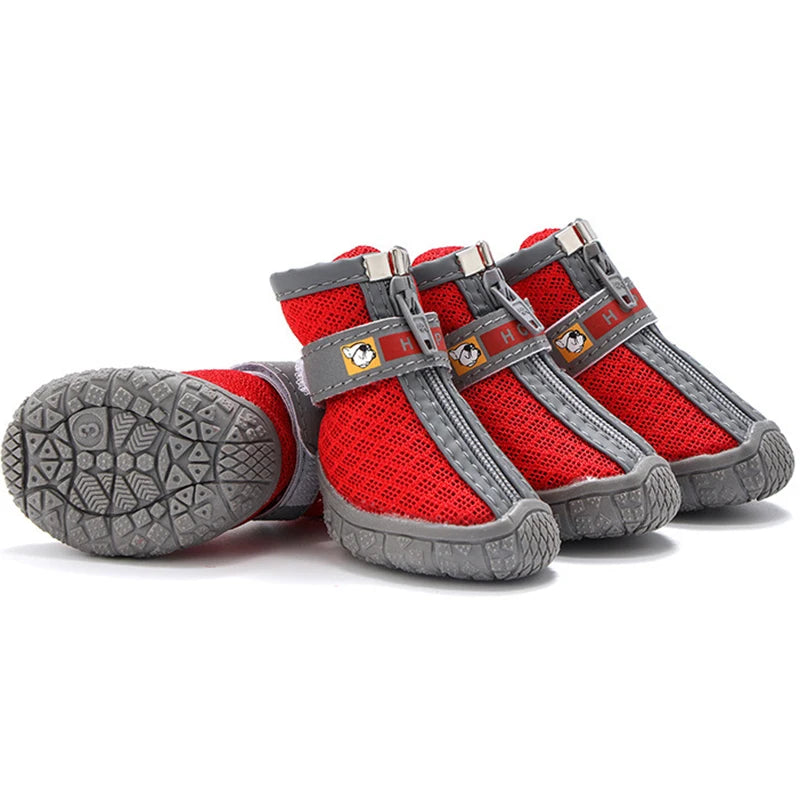 Dog Shoes Non Slip Thick Plush Warm Breathable Pet Booties Paw Protection