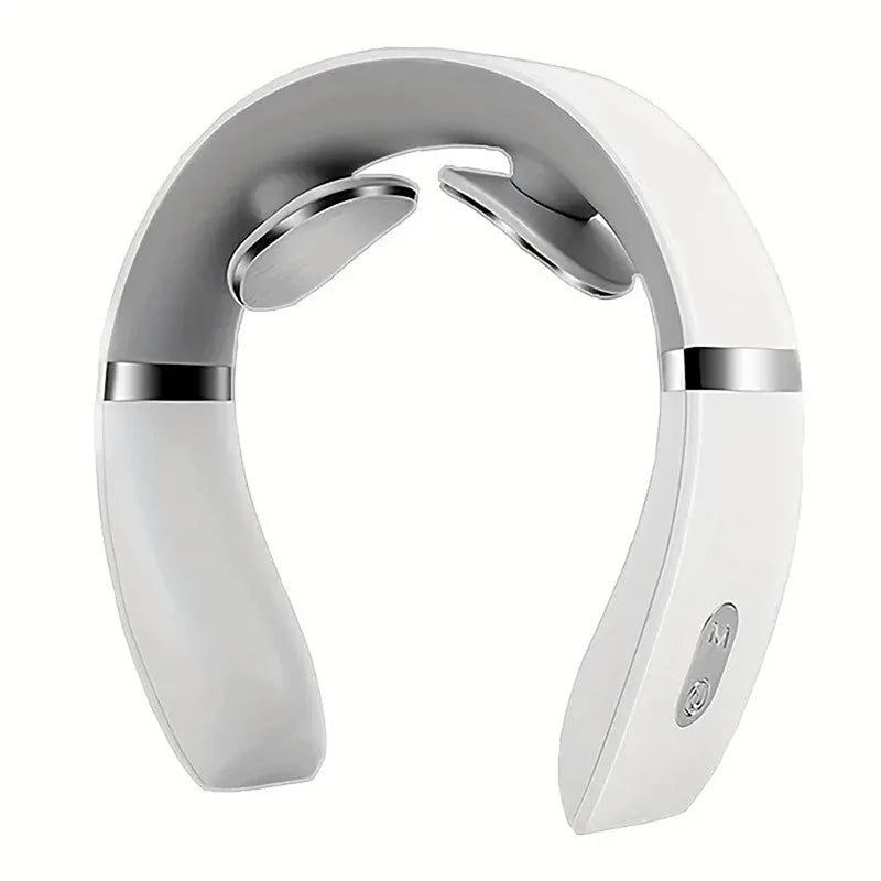 Portable Neck Massager Electric Cervical Spine Massager Shoulder Pain Relief EMS Neck Massage Device