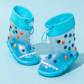 Kids Cartoon Rain Boots Waterproof Non Slip PVC Shoes for Boys Girls