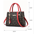 Women PU Leather Crossbody Tote Bag Large Capacity Handbag