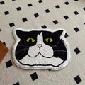 Cat Floor Mat Anti Slip Waterproof Stain Resistant Bathroom Bedroom Rug