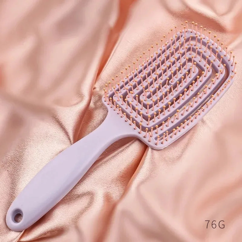 Anti Static Scalp Massage Hair Brush Salon Styling Comb