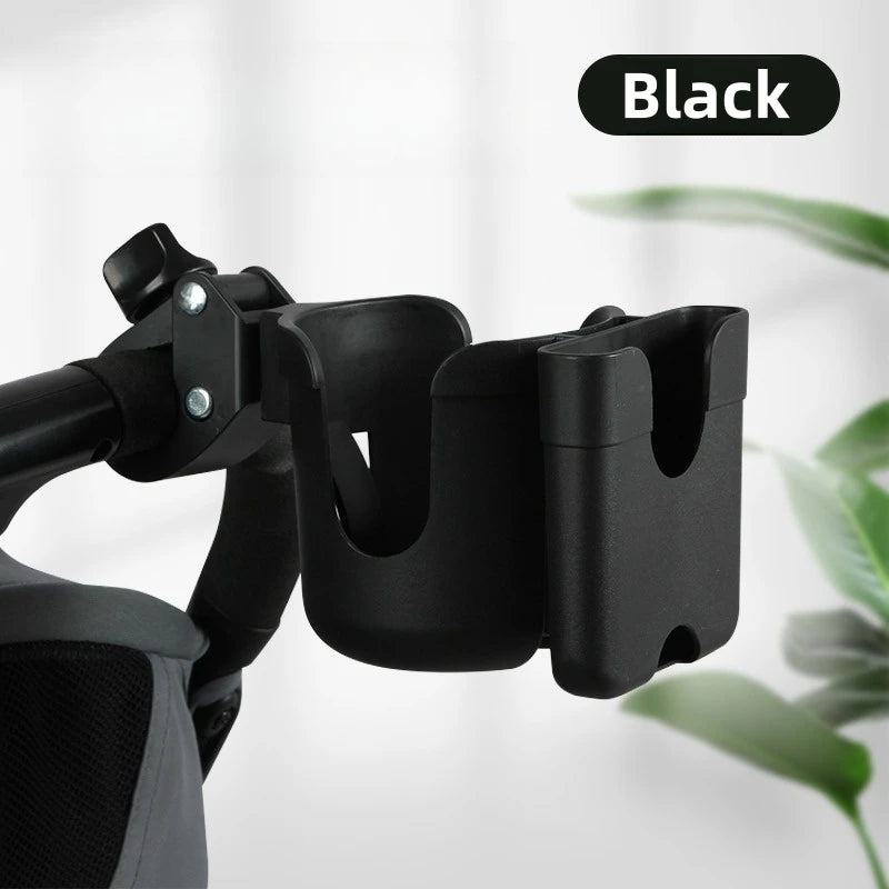 Stroller Cup Holder Anti Slip Bottle Holder with Phone Mount