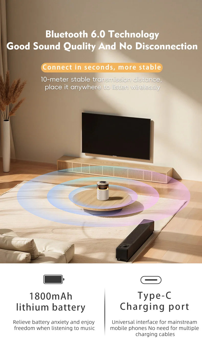 5 in 1 Magnetic Wireless Charging Station with Speaker Night Light Fast Charger for iPhone Apple Watch AirPods