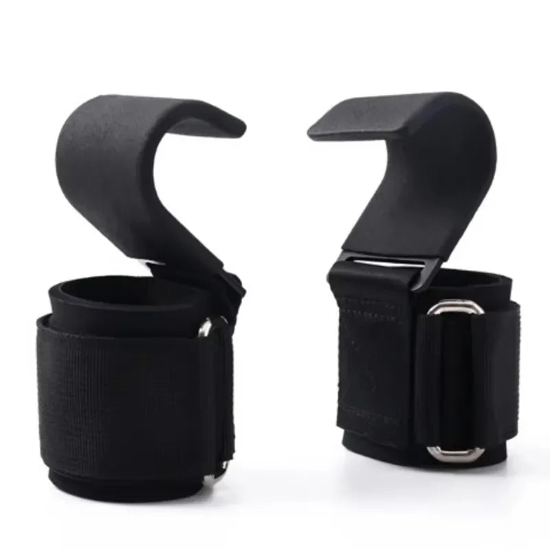 Weight Lifting Hooks Non Slip Straps for Deadlift Pull Up Fitness Training
