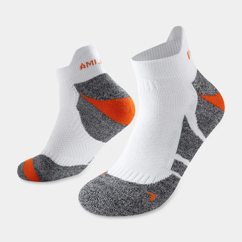 Professional Marathon Running Socks Cushioned Low Cut Sports Socks Men Women