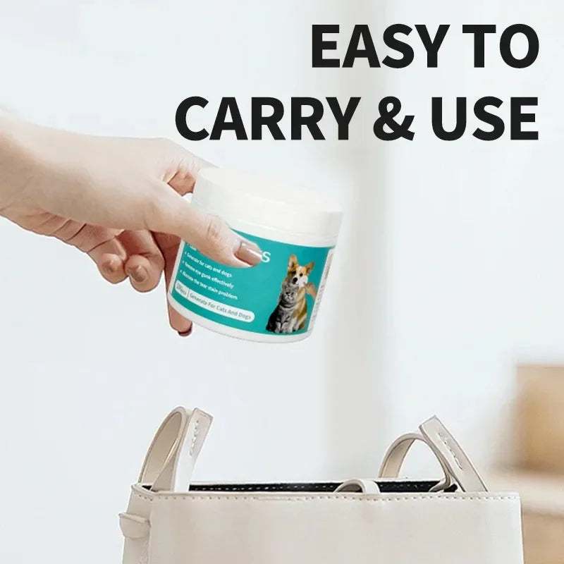 Pet Eye Wipes – Remove Tear Stains Instantly