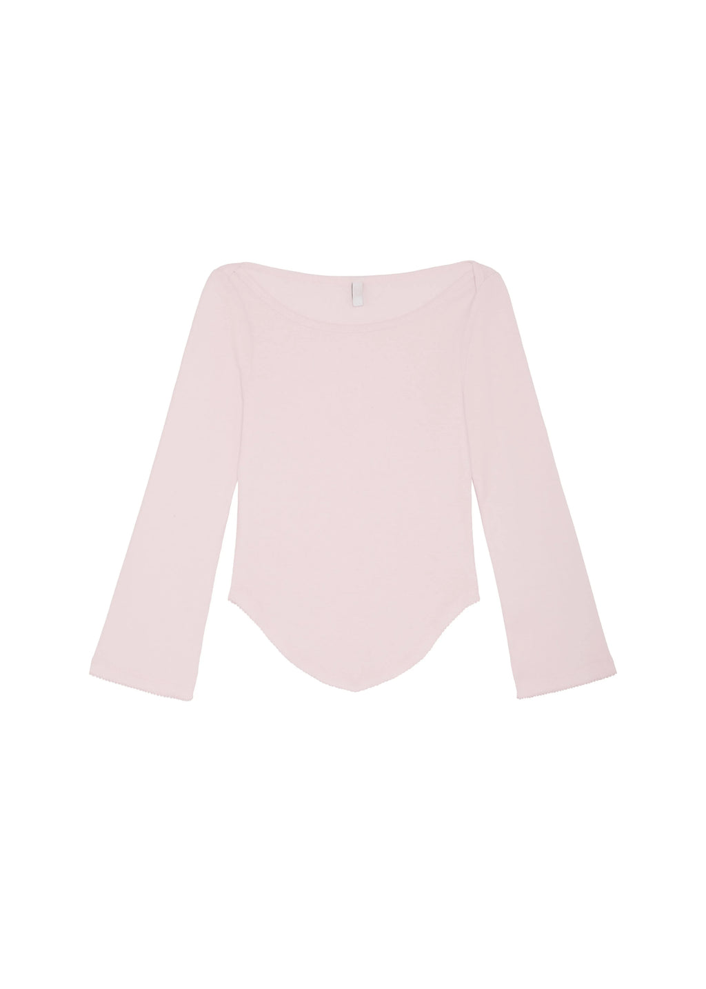 Women 3/4 Sleeve Crew Neck Casual Top V Hem Lace Design Fashion T Shirt