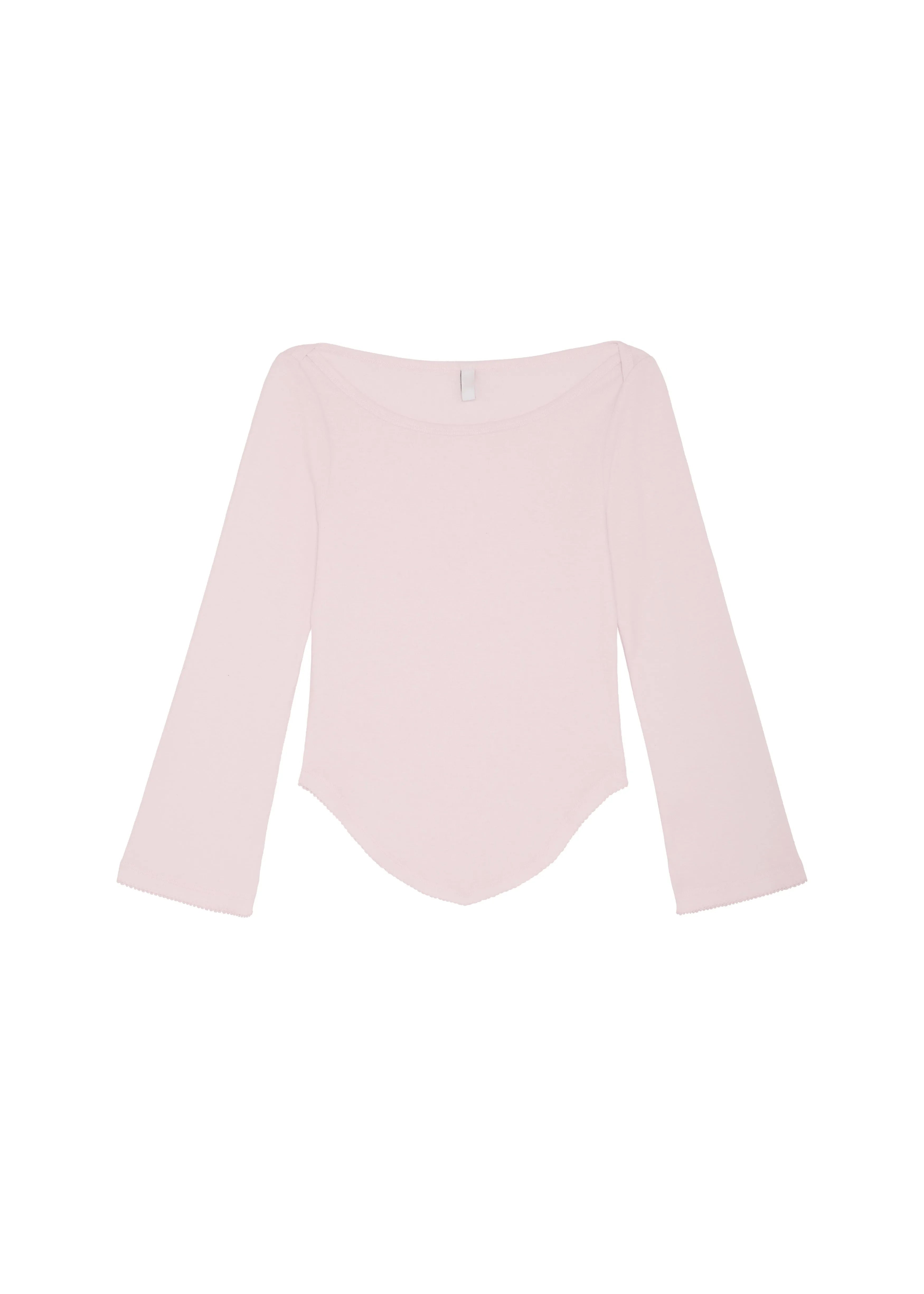 Women 3/4 Sleeve Crew Neck Casual Top V Hem Lace Design Fashion T Shirt