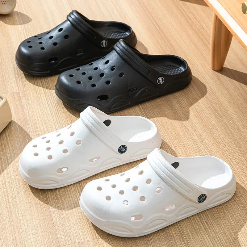 Men Closed Toe Sandals Lightweight Non Slip Garden Shoes