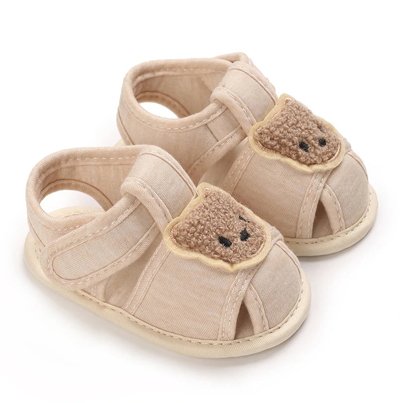 Baby Bear Sandals Soft Sole First Walking Shoes for Infants