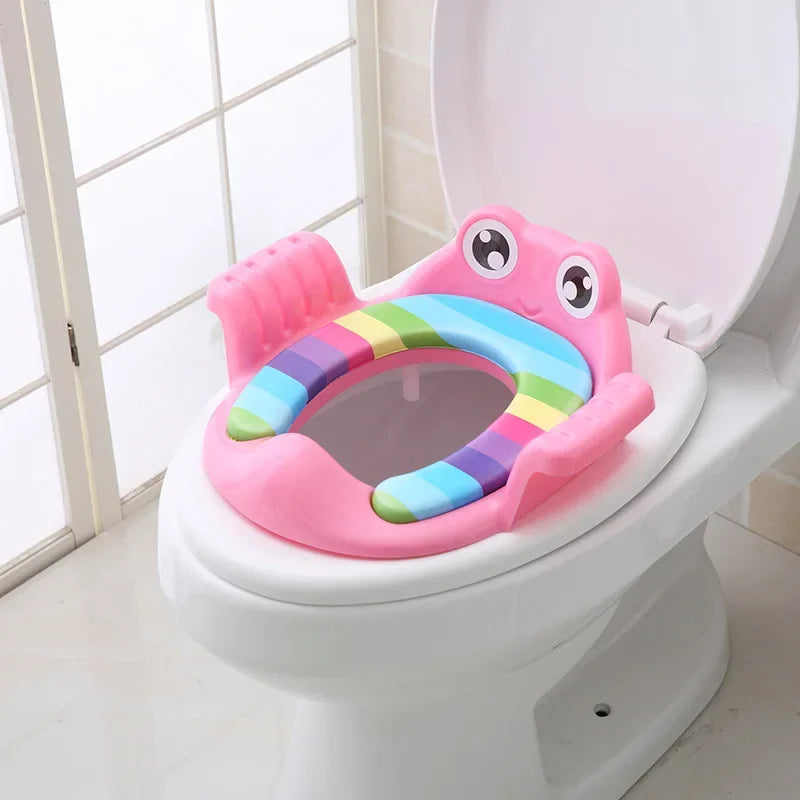 Adjustable Kids Potty Training Seat with Step Stool Ladder