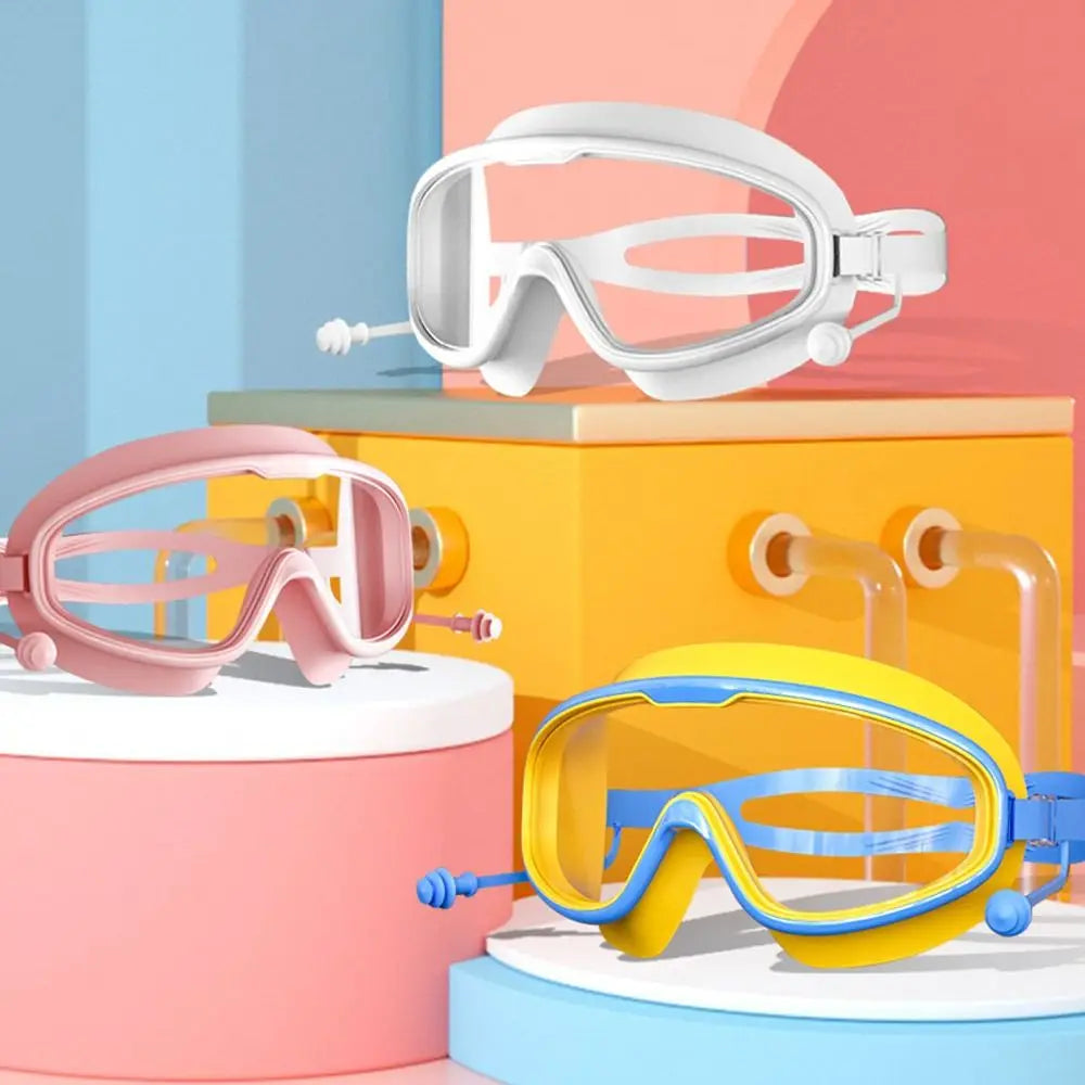 Kids Swim Goggles Anti Fog No Leak Clear Pool Beach Swimming Glasses