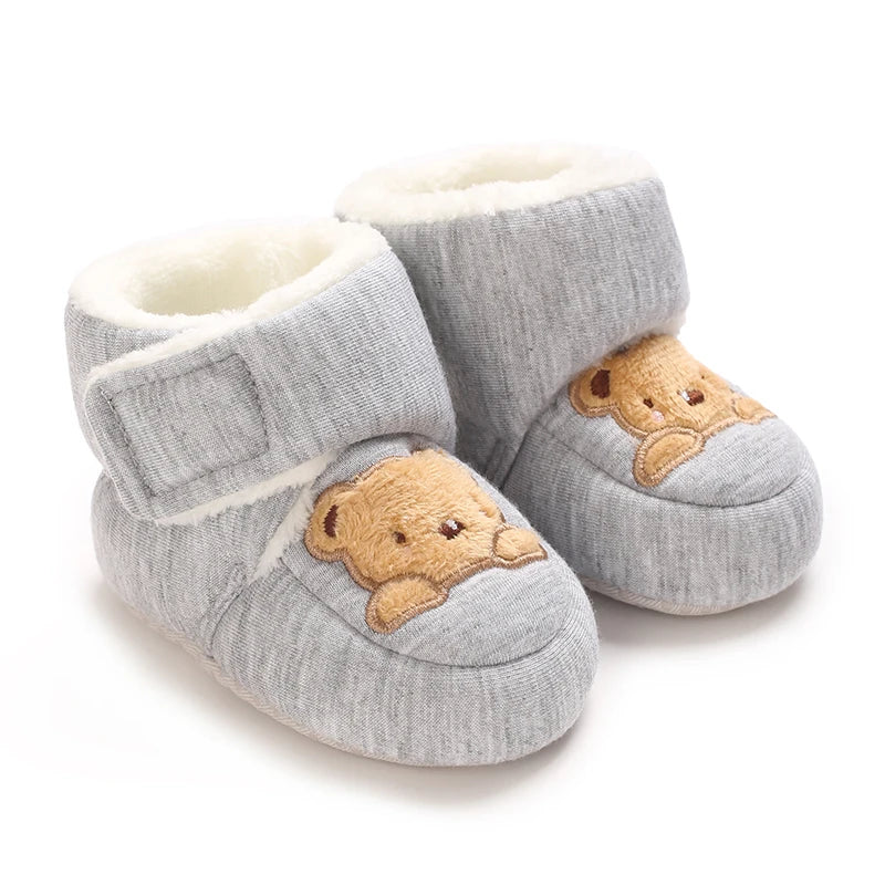 Baby Winter Cartoon Boots Soft Sole Anti Slip Toddler Shoes