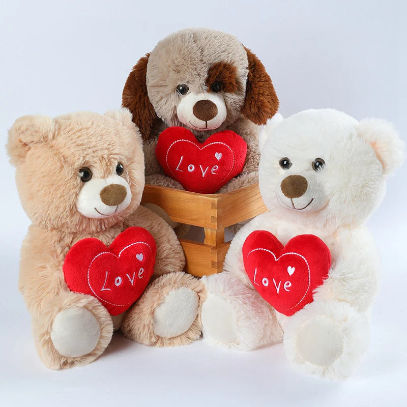 Colorful Bow Tie Teddy Bear Plush Pillow for Kids