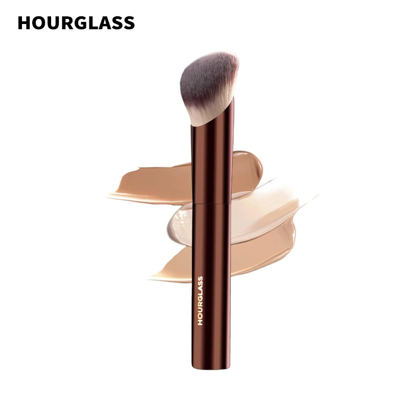 Angled Foundation Makeup Brush – Soft Dense Bristles for Flawless Blending