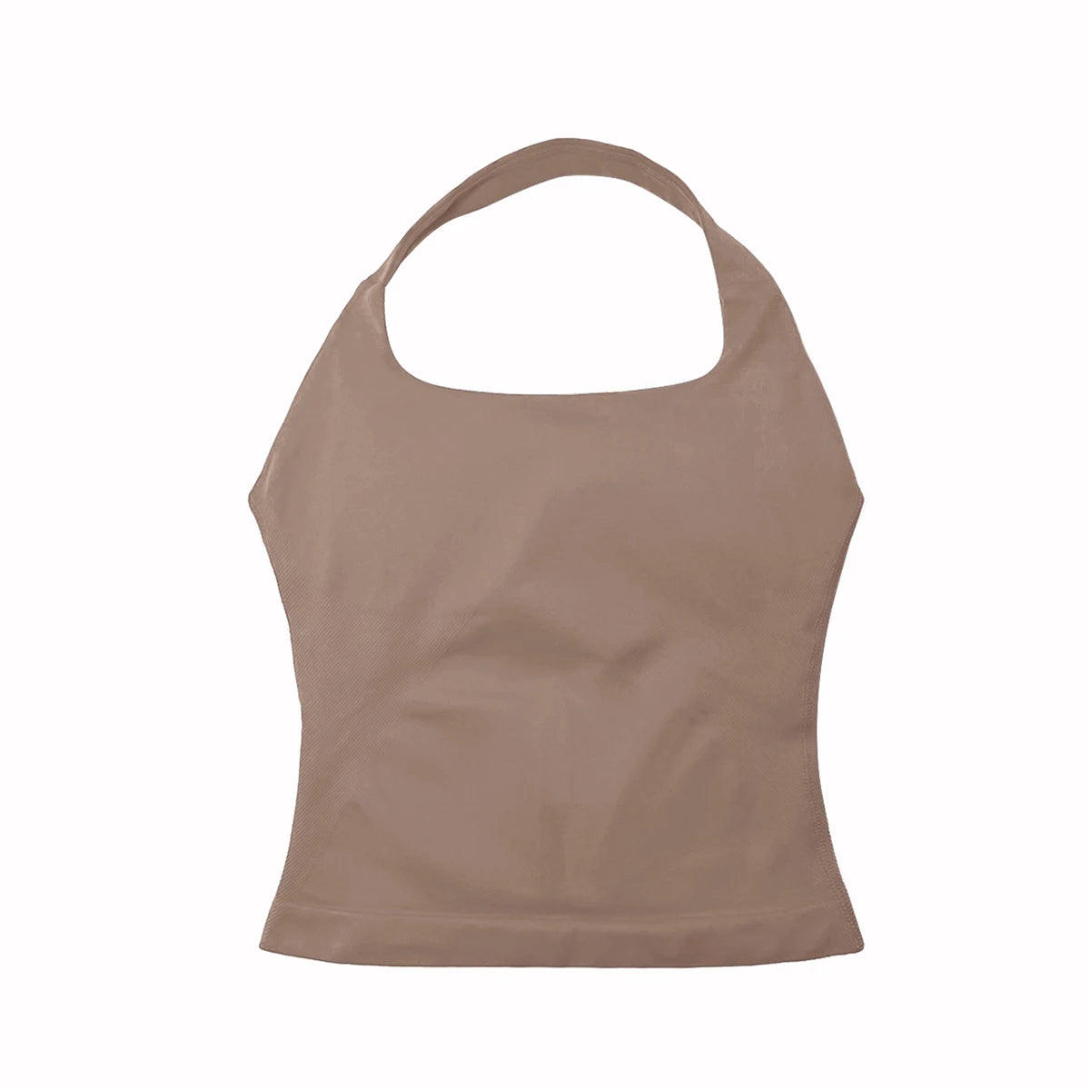Women Halter Gym Top Seamless Fitness Yoga Tank Workout Activewear