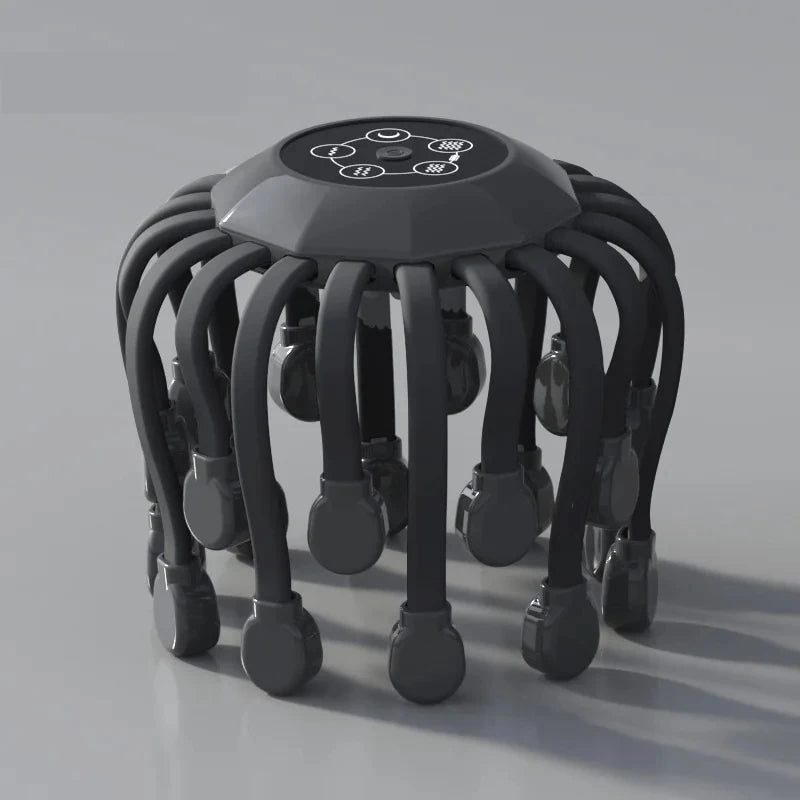 Scalp Head Massager with 20 Massage Heads Red Light Relaxation Stress Relief