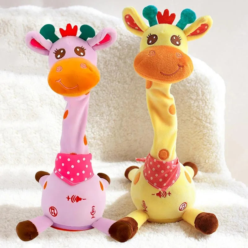 Talking Dancing Giraffe Toy with Songs and Lights