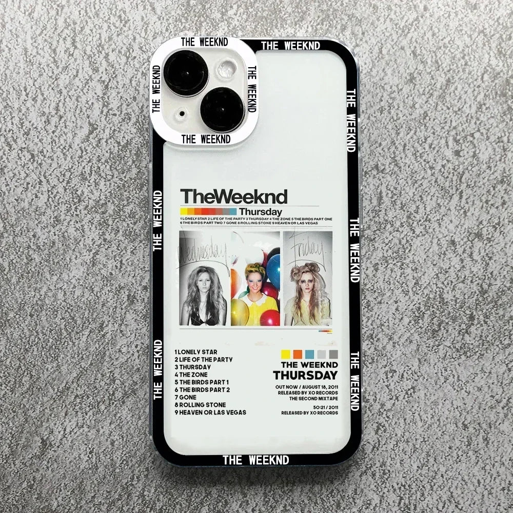 The Weeknd Minimalist Poster Shockproof iPhone Case