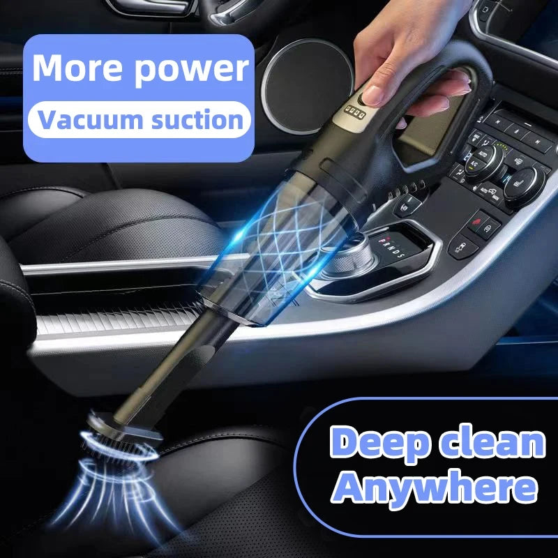 Wireless Car Vacuum Cleaner Long Handle
