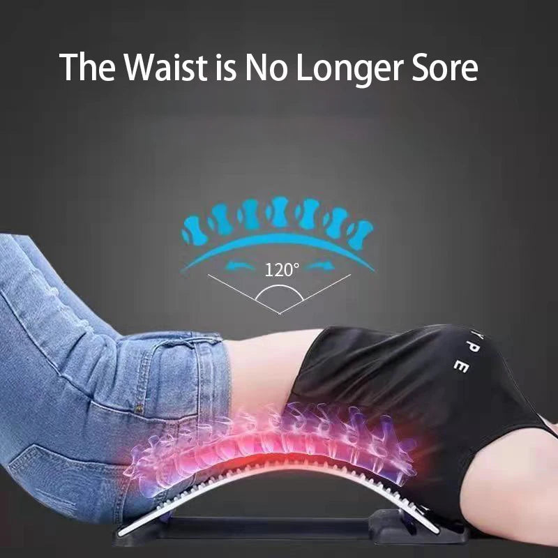 Back Stretcher Spine Support Multi Level Pain Relief Back Cracker Board