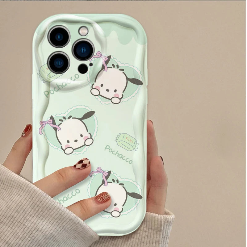Hello Kitty Cinnamoroll Shockproof Soft Silicone iPhone Case