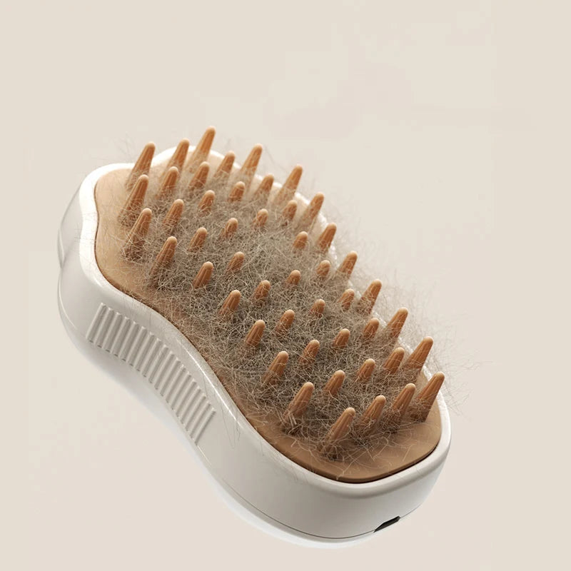 3 in 1 Pet Steam Brush for Cat Dog Grooming