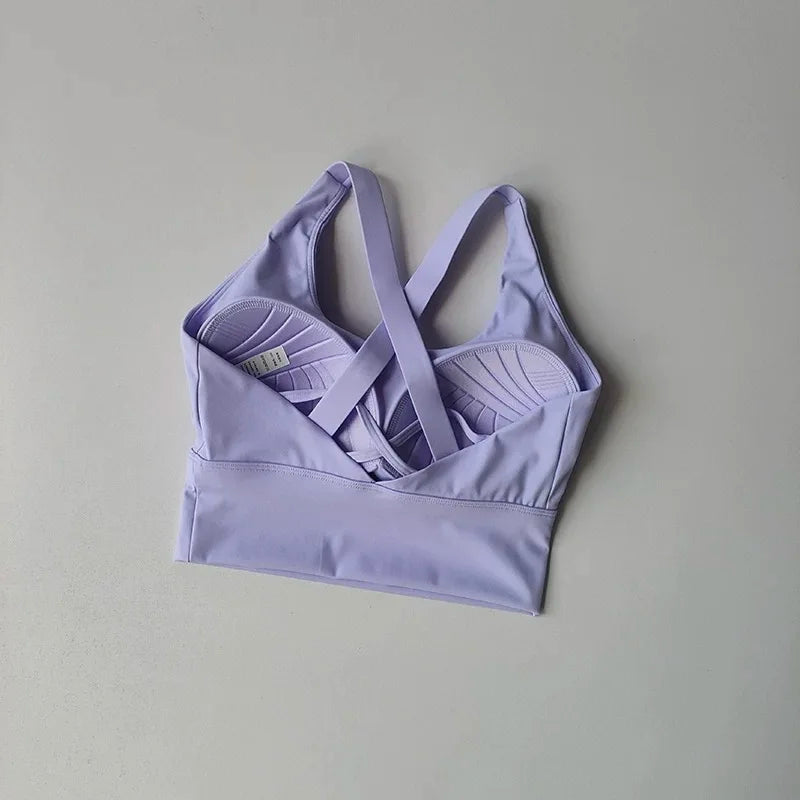 Women’s High Impact Sports Bra Shockproof Breathable Running Yoga Bra