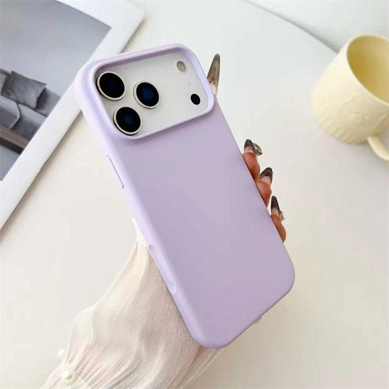 Slim Liquid Silicone MagSafe Magnetic iPhone Case
