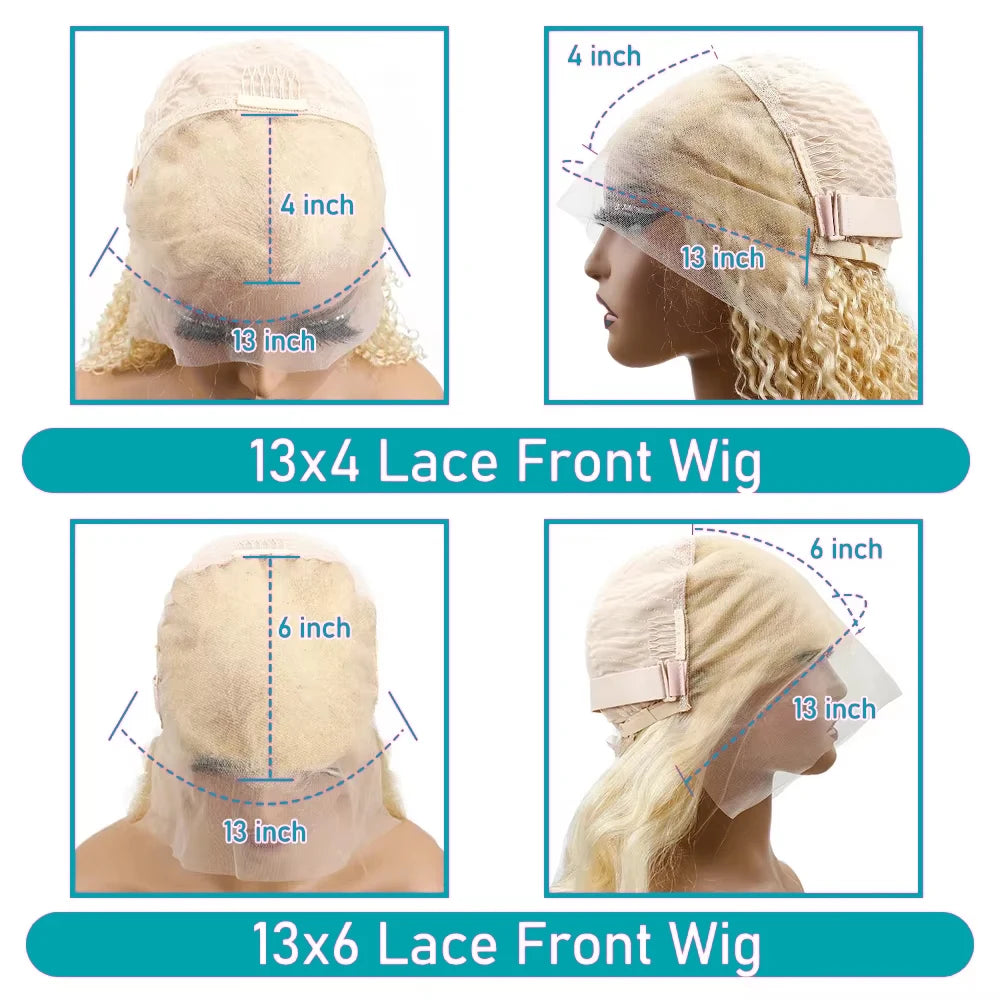 613 Blonde Wig – Straight HD Lace Front Human Hair Wig for Women