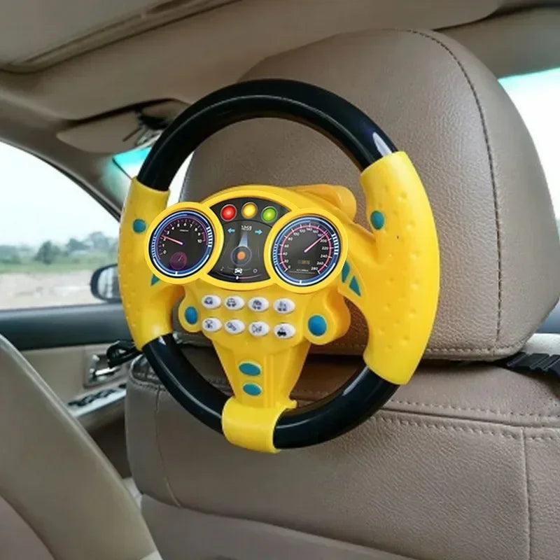 Baby Steering Wheel Toy Early Education Stroller Toy